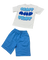 Graft & Pray Shorts Set - Blue & White